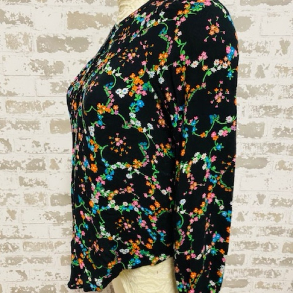 Maeve Anthropologie Floral Long Sleeve Blouse - Picture 3 of 3